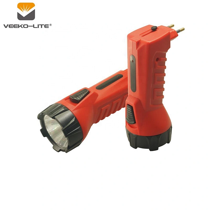 High Quality AC/DC 110-220V Charge Flashlight Lead-Acid 4V Battery South America Hot Seller Cheap