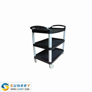 Quality and good price hotel trolley room service cart restaurant service cart PP service cart 3 Layers (SY-FSC31A SUNRRY)