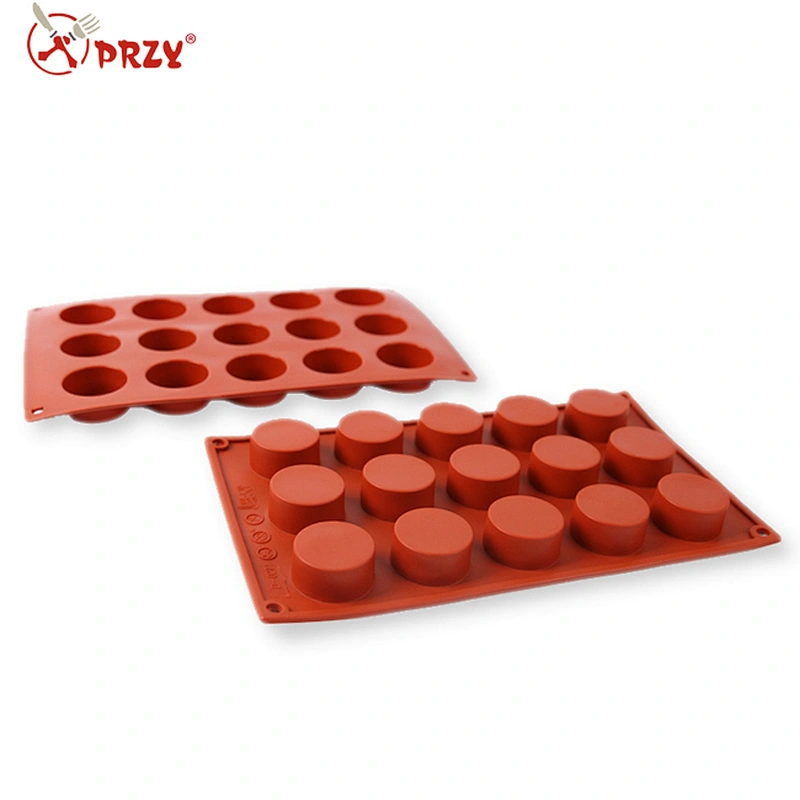 round shape Cake Tools Cupcake Chocolate Baking Tray Silicone Mousse Cake Mold Muffin Pan