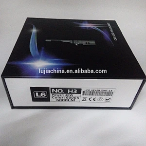 new arrival high power L6 H3 led headlight 12000lm 40w Korea Y22 csp chip automobile motorcycles bulb VS T5 Y19 P7 8g
