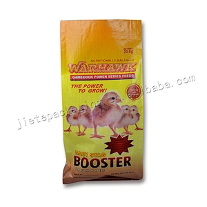 Top sale bopp laminated pp woven chicken feed packing bag 20kg