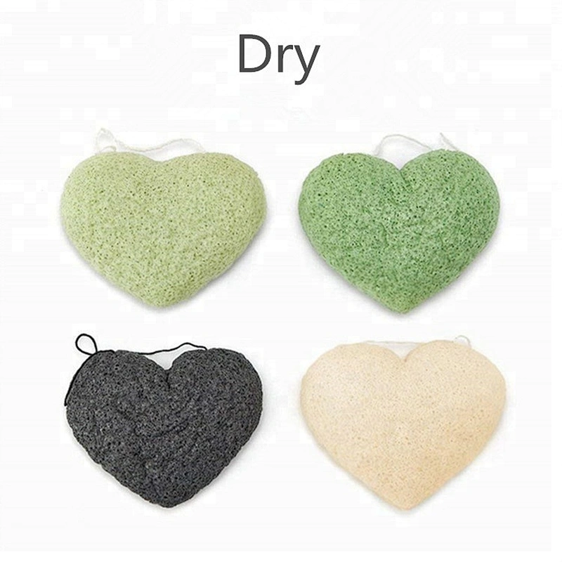 korea organic konjac sponge private label 100% natural charcoal sponge konjac for all skin type