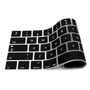Waterproof Colored Silicone Laptop Turkish Keyboard Skin keyboard protector for macbook pro touch bar A1706 A1707 A1989 A1990
