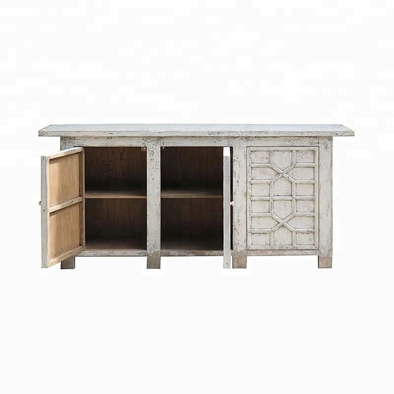 chinese oriental antique rustic hotel lobby sideboard furniture