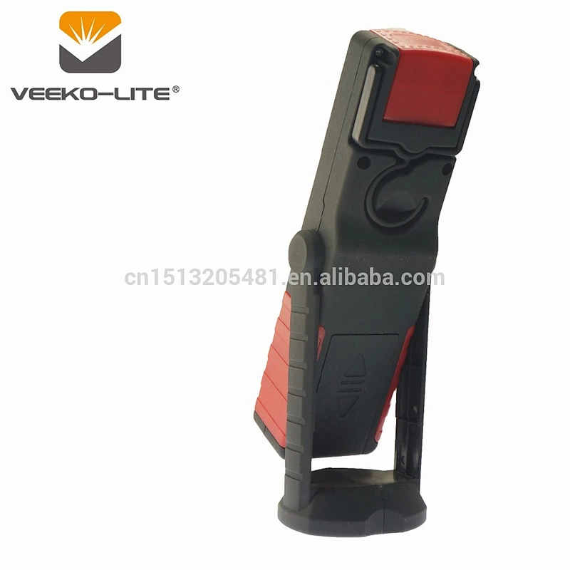 2018 NEW Design 3W COB  touch LED 3AAA battery work light and high lumens flashlight strong torch