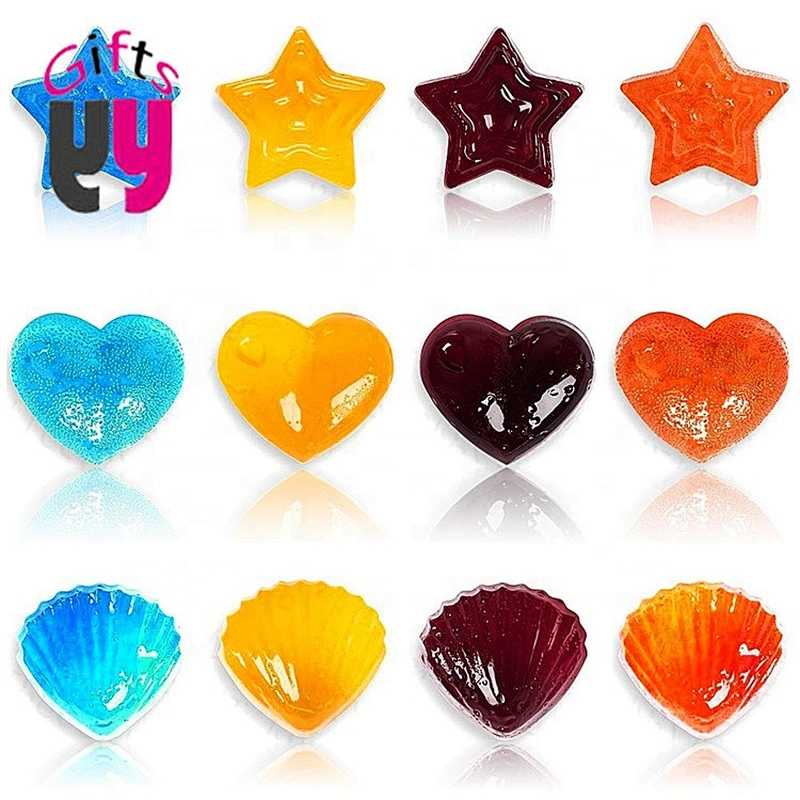 cake chocolate Jelly bean star shell bear heart molds silicone