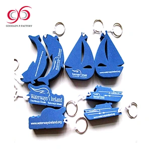 Promotion high quality cute printing keychain hongkong