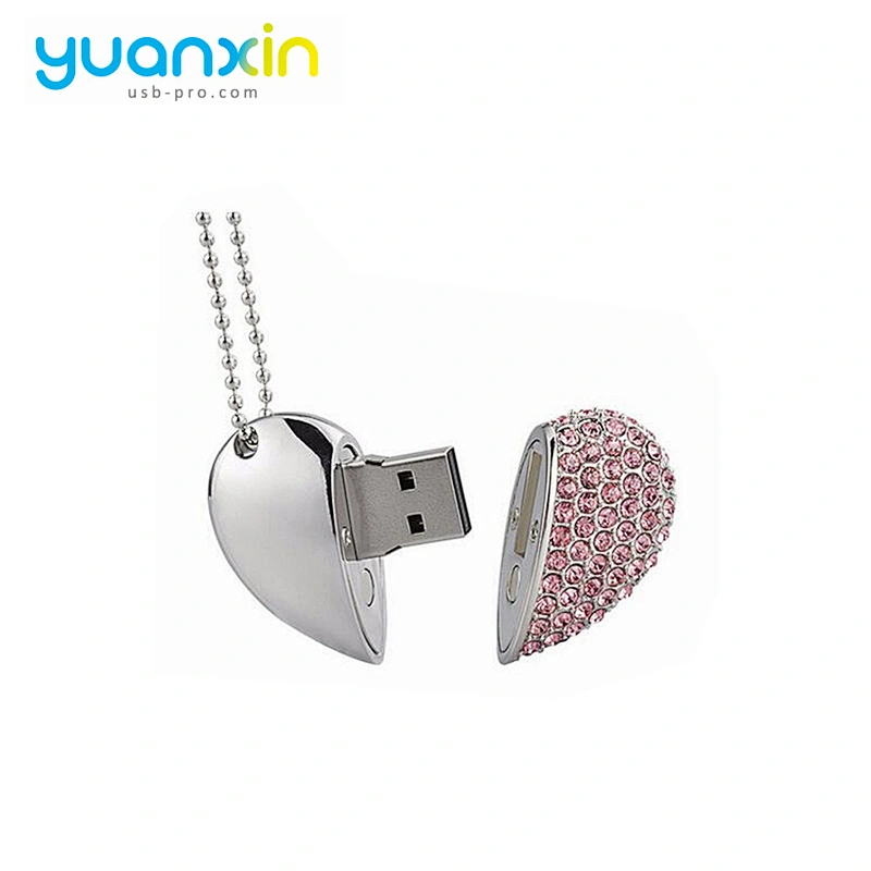 3D Laser Engrave Logo Custom Glass crystal usb flash drive