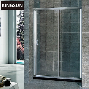Gold Supplier Tempered Glass Sliding Shower Room Door