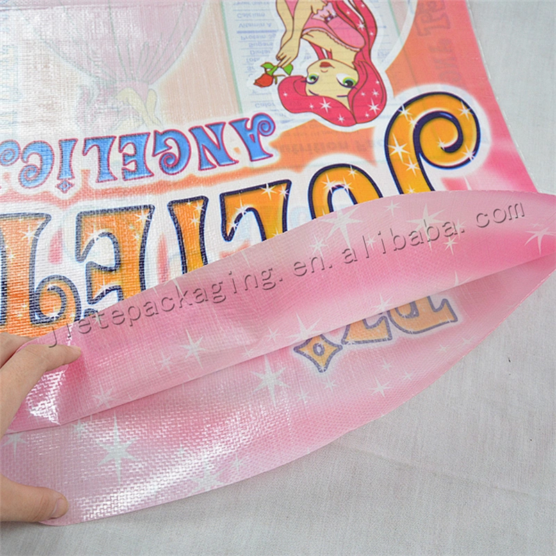 25kg transparent plastic bopp laminated and printing pp woven jasmine rice thailand bag
