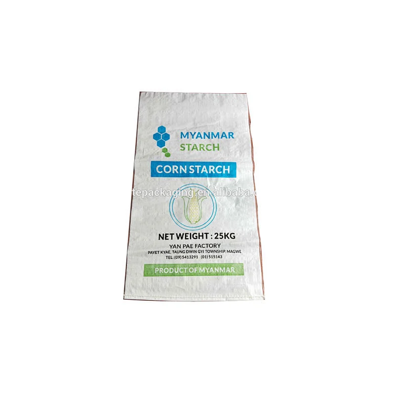 Customized bopp laminated 25kg pp woven flour new type of rice bag