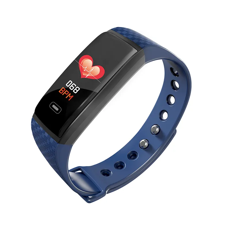 2019 New Bluetooth smart bracelet IP67 with biosensor for men and Women sport wrist band watch