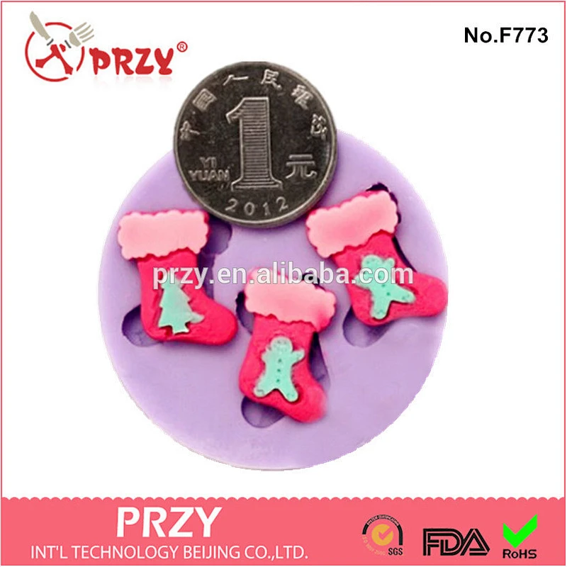 Supply F773 fondant making festival shape silicone Candy Mold
