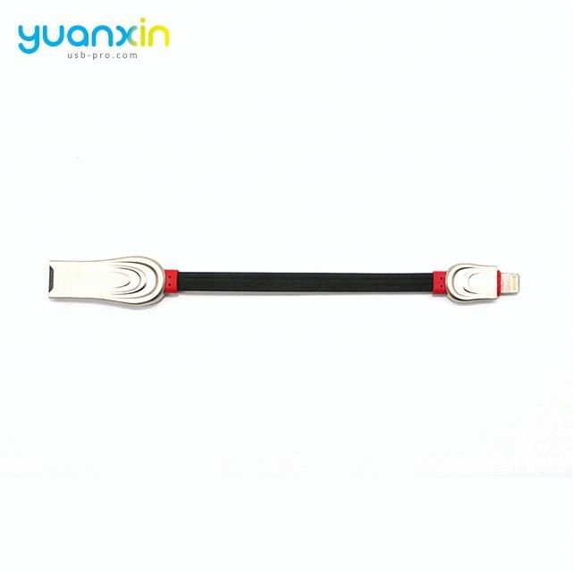 Multi Function Charging Cable with TF card reader OTG USB Flash Drive for iPhone
