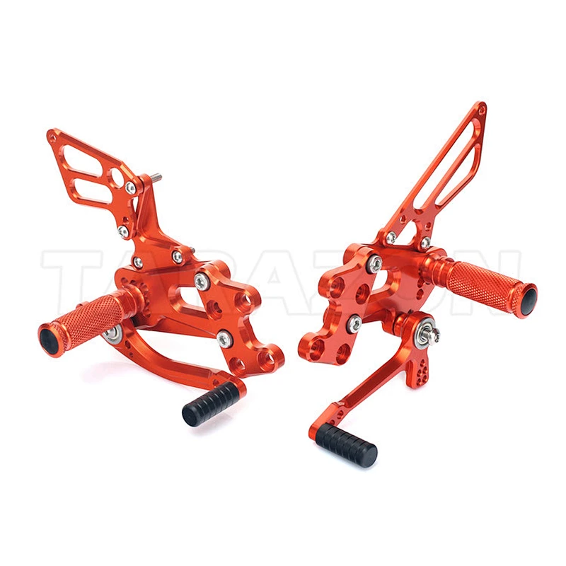 CNC Billet Racing Adjustable Rear set Footrest For RC8 R Racing Version All Year