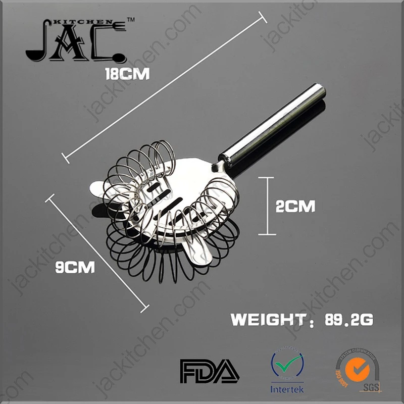 Heavy Duty Metal Barware Quality Cocktail Strainer