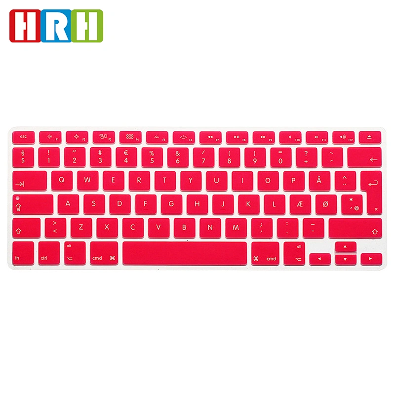 Silicone Laptop danish design Keyboard Protector keyboard skins for macbook pro retina Laptop with Retina Display