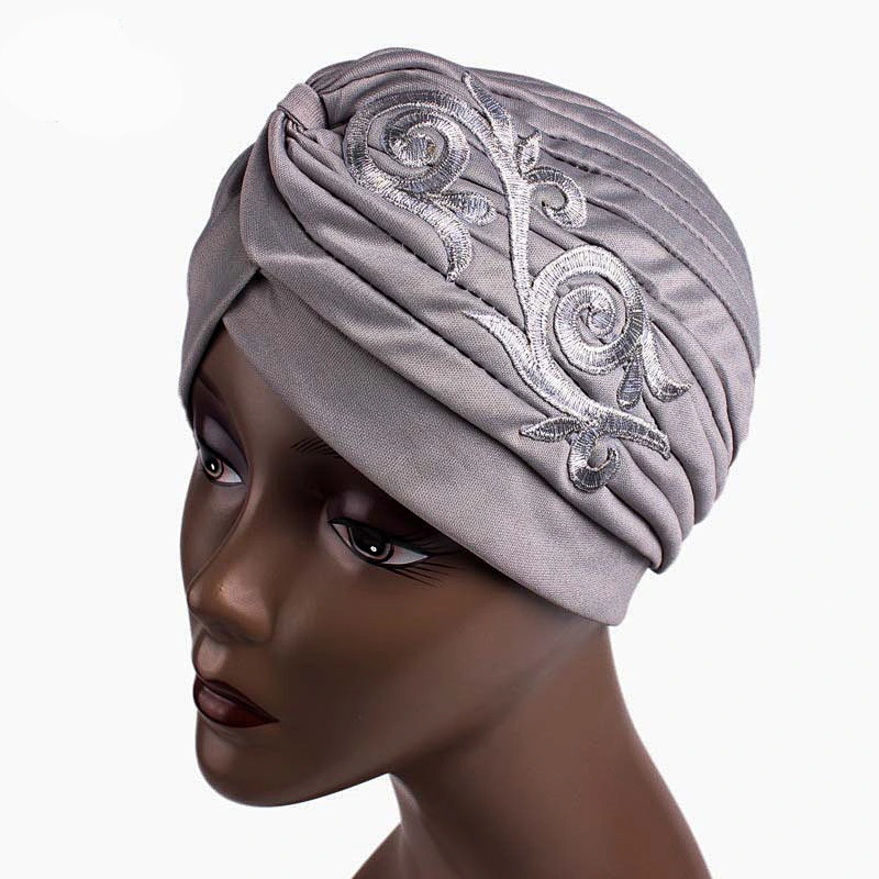 arabic india custom turban beanie muslim lady cap women keep warm hats