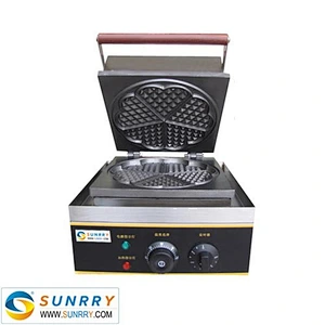 Automatic electric mini heart shape waffle maker machine