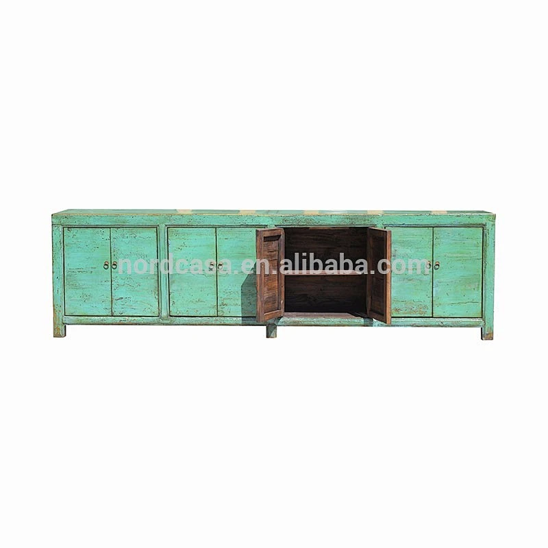 8 doors cabinet shinny buffet chinese antique furniture