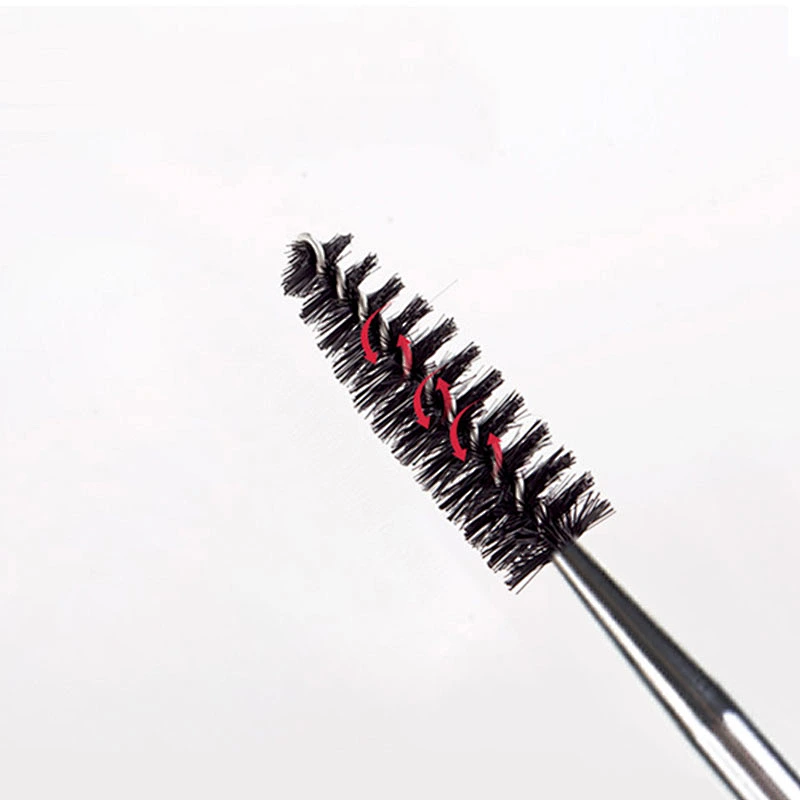 Wholesale cosmetic tools private label makeup brush wood eyelash extension brush