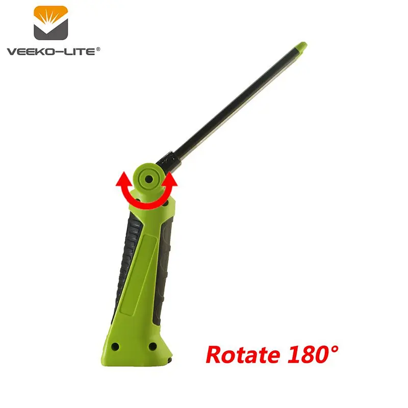 2018 new design Best 3W COB LED Magnetic Base lamp strong light USB Rechargeable worklight plastic lamp