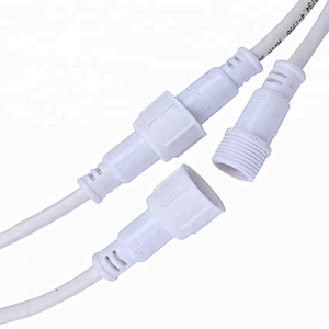 IP68 Waterproof Circular M18 2-6pin Poles Male Female Cable Connector for Lighting Project LED Light