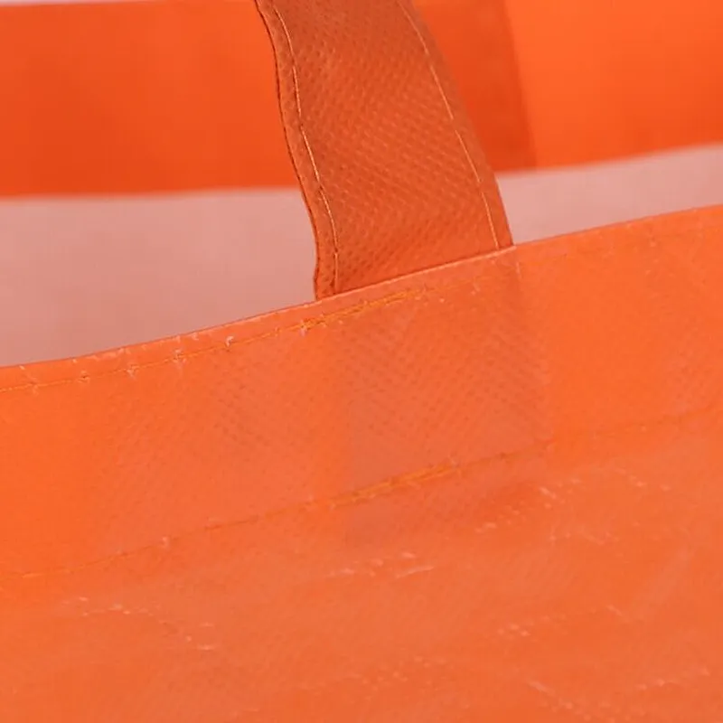Orange hand shopping bag nonwoven wholesale