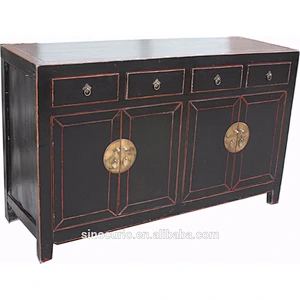 Chinese Antique Wood Dongbei Cabinet