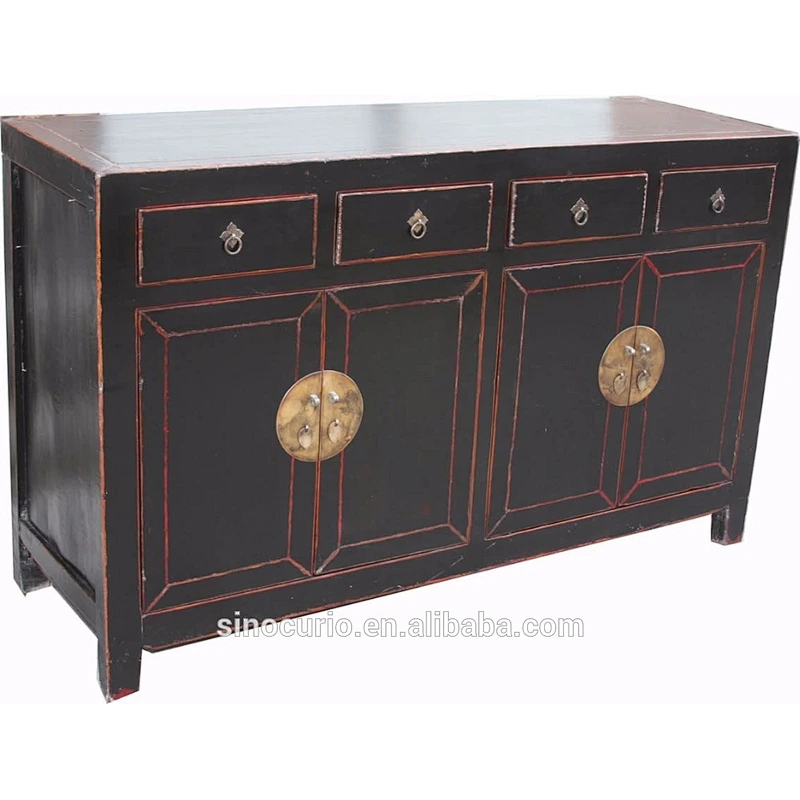 Chinese Antique Wood Dongbei Cabinet