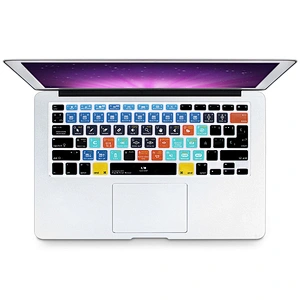 best seller amazon technology Multi-function Spanish Shortcuts Silicone Waterproof Keyboard Covers  For Macbook air