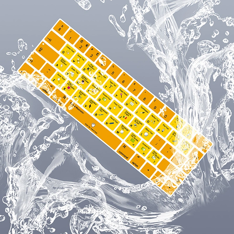 China Wholesale Market custom keyboard skin Illustrator AI Flexible TPU keyboard cover For Macbook Pro Touch Bar 13 15