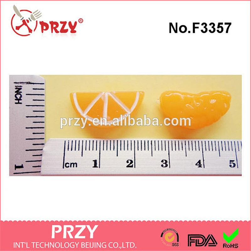 F3357 Orange Tangerine Slice Half Sliced Tangerine Flexible Silicone Mold silicone cake mold
