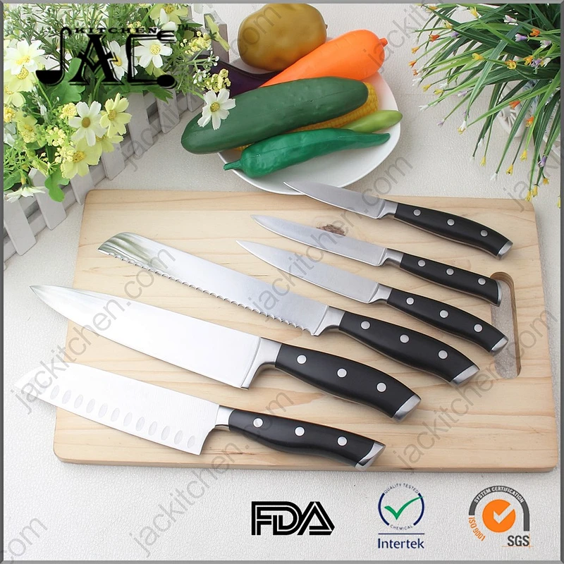 Safety 6pcs Magic Carving Chef Knife Set Made in China