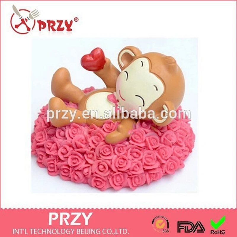 monkey silicone cake mold handmade soap mold
