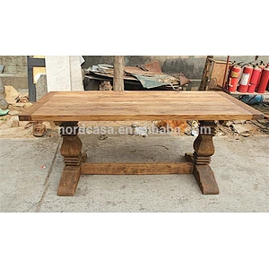 Reclaimed Wood Retro Furniture Antique Wooden Dining Tables