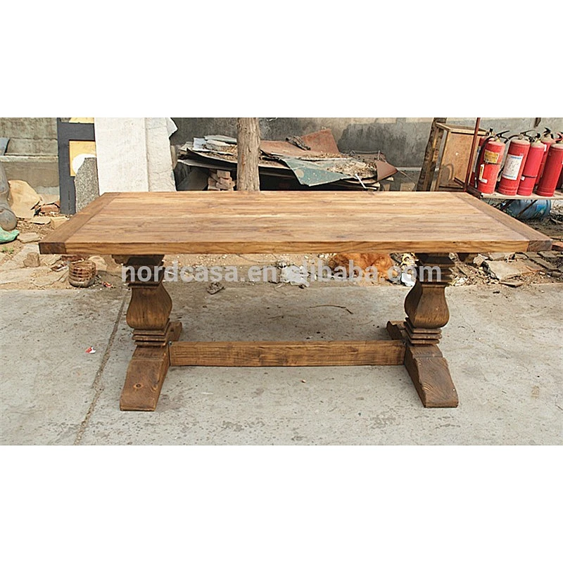 Reclaimed Wood Retro Furniture Antique Wooden Dining Tables