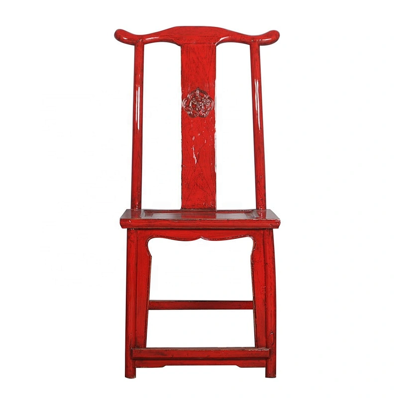 wholesale chinese antique lacquered recycled wood furniture dining chair
