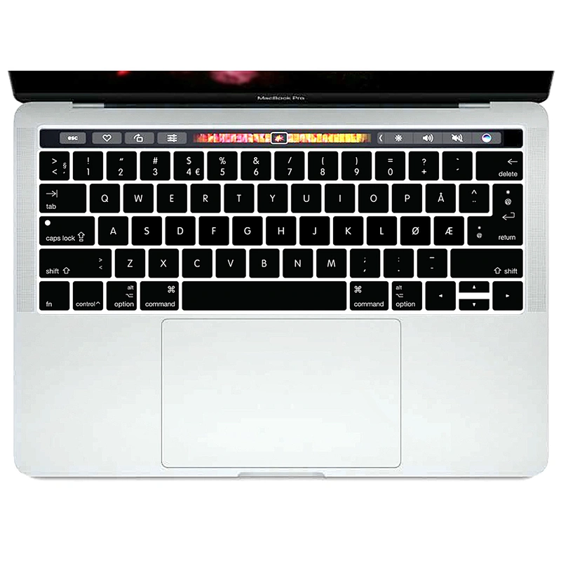 norwegian custom the silicone skin cover laptop skin For macbook pro 13 inch touch bar keyboard skin a1706 a1707