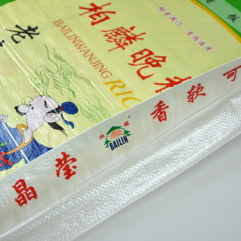 Customized wholesale pp wheat, corn, rice, grain, flour woven bags 50kg 25kg 20kg