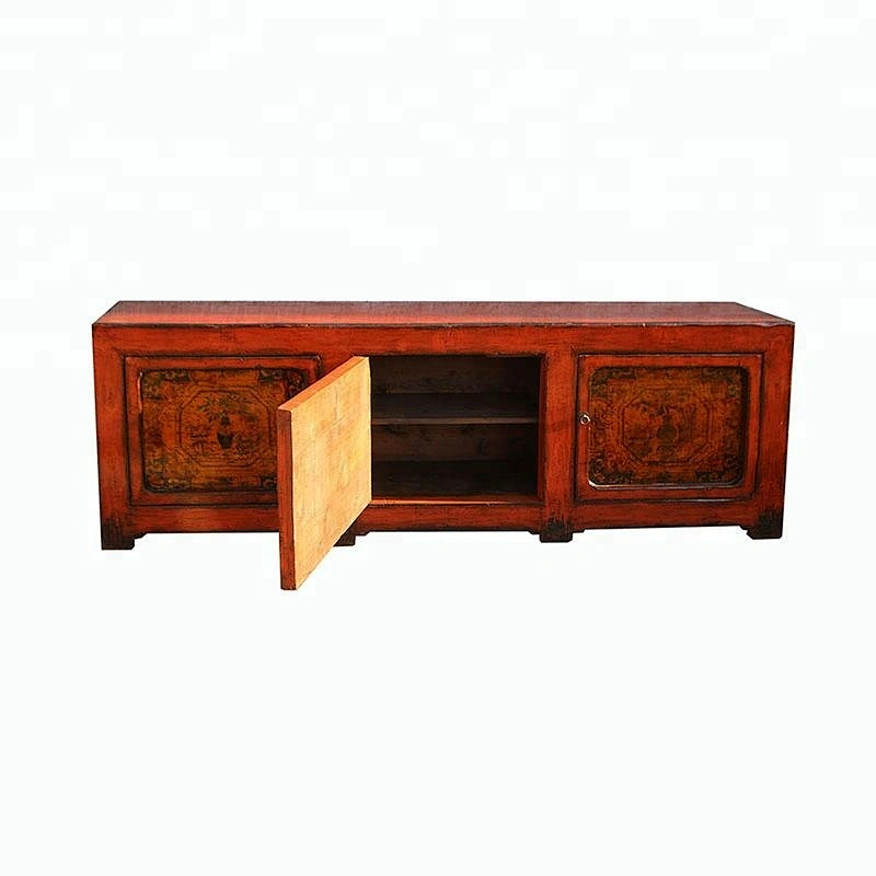 Chinese Antique painted Furniture, Fashionable Luxury Wood Sideboard