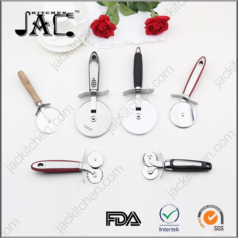 Heavy Duty 5 Wheel Stainless Steel Pizza Cutter Slicer