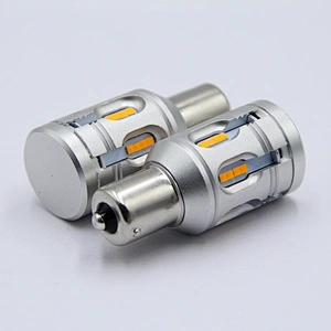 LANDJOY S1C 24SMD 2020 1000LM error free bulb BA15S BAU15S p21w 1156 CANBUS led light amber