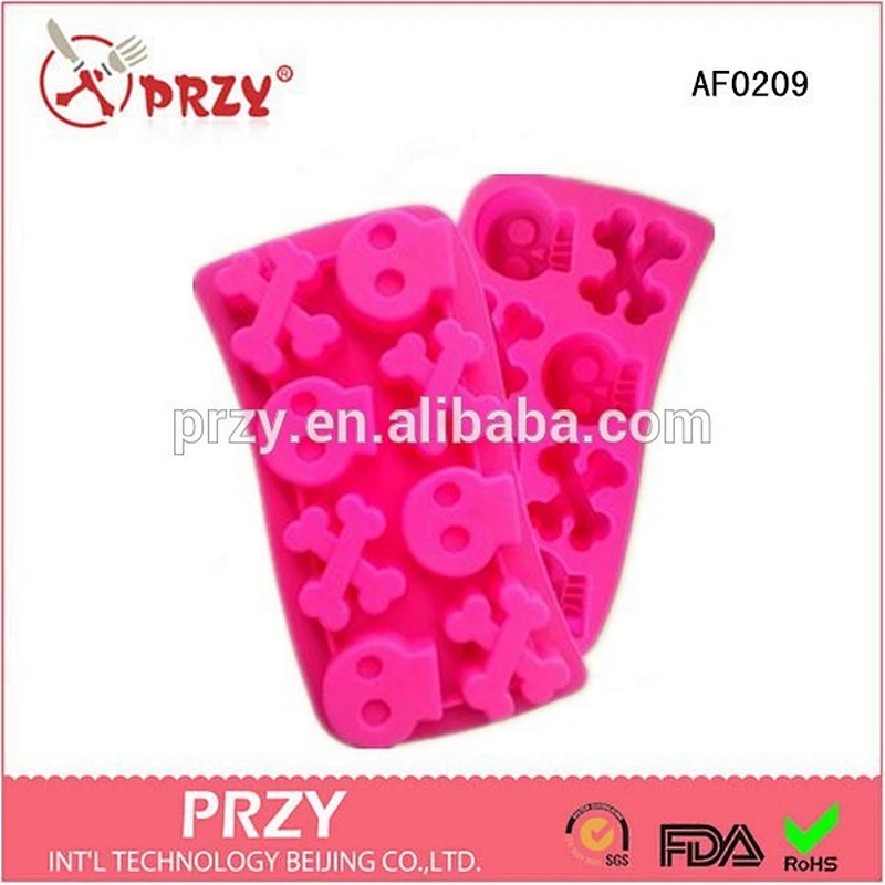 cake tools 8 even the skull silicone mold