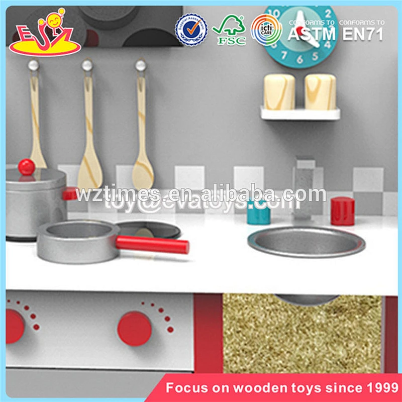 Wholesale best selling wooden children kitchen toy early learning wooden children kitchen toy W10C292