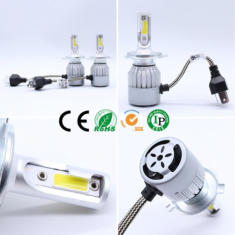 Lightech C6 H4 auto led headlight with T10