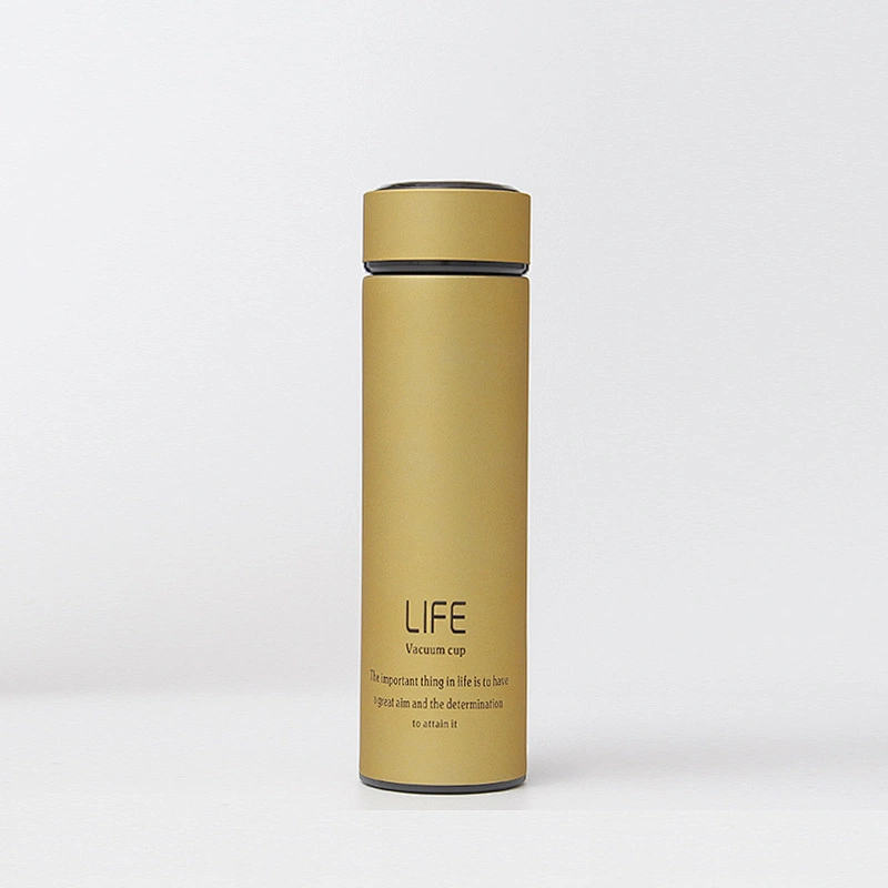 Promotional in-stock 304 SS Vacuum Cup Business Gift Cup for Office Use 500ml Customized Logo Vacuum Flask