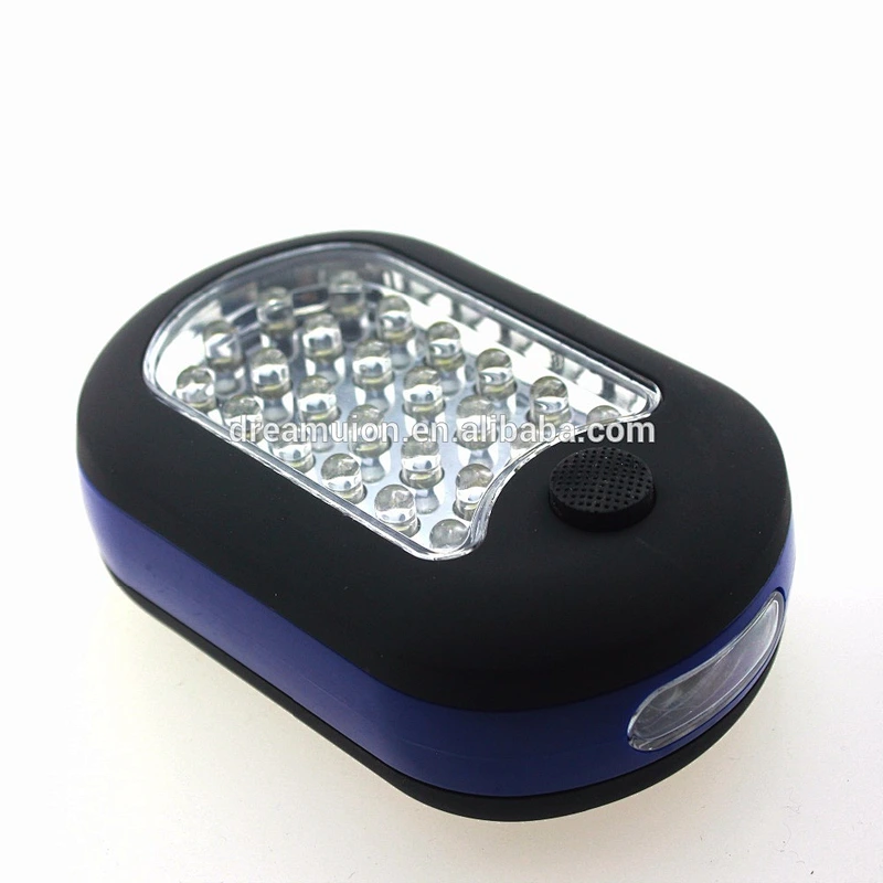 27 LED Work Light Hook Flashlight with Magnet and 2 Light Modes Camping Bright
