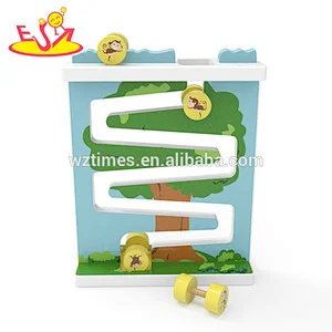 wholesale creative children wooden toy ramps for car sliding W04E063