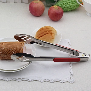 Mini Stainless Steel Tea Tong Ice Tong with Wooden Handle